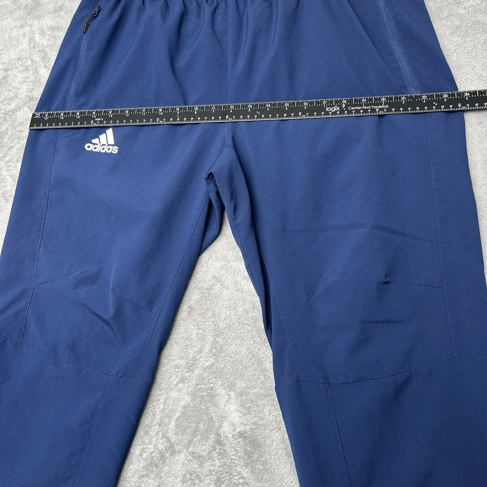 Adidas Adult Hockey Rink Navy Blue Pants Aeroready Mens Size Extra Large XL